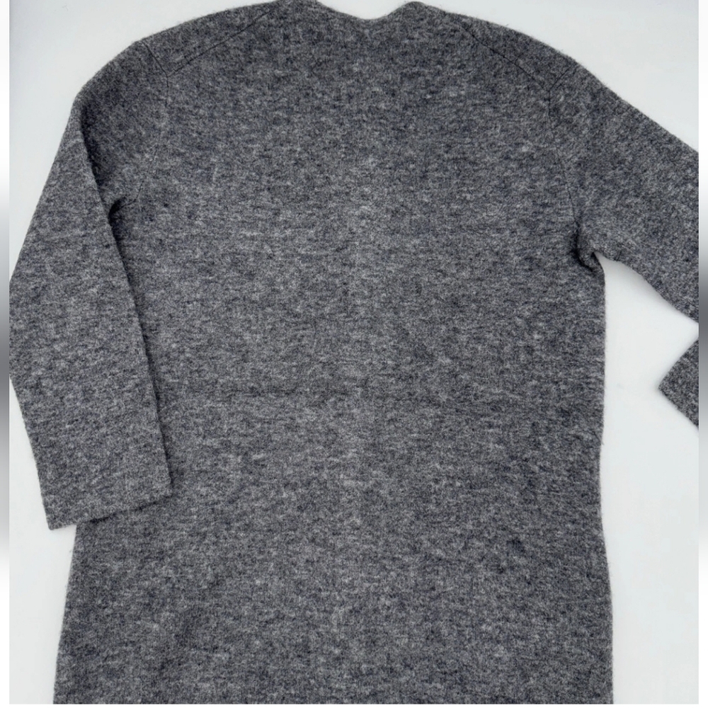 Vince Gray Open-Front Long Cardigan Sweater - Picture 8 of 11